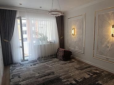osh flat: 2 комнаты, 74 м², 108 серия, 3 этаж, Свежий ремонт — 5