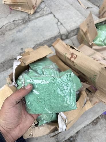 аквариумистик: Цветной декоративный песок и блёстки в пакетах - Фракция: мелкая — 2