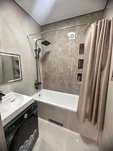 афрейн домики: 2 комнаты, 65 м², Элитка, 7 этаж, Дизайнерский ремонт — 4