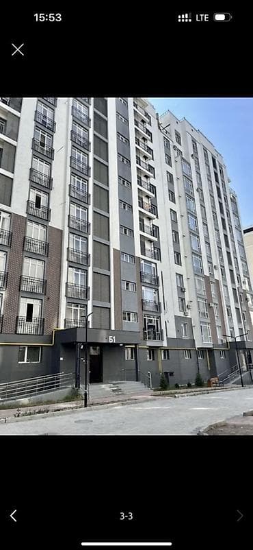 2 комнаты, 59 м², АУЦА Элитка, 3 этаж, ПСО (под самоотделку) — 2