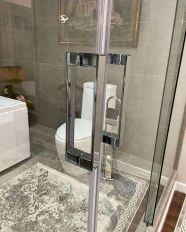 прозрачная решетка на окна цена: Оригинальным и в тоже время эстетичным способом разделения ванной — 5