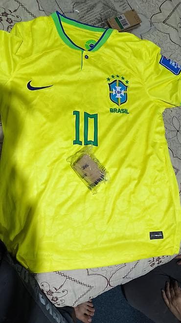 Мужская футболка, XL, Nike, Новый, цвет - Желтый