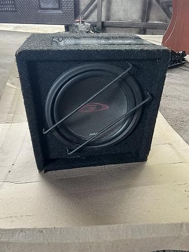 Сабвуфер Alpine SBG-1044BR в корпусе (фирменный бандпасс). - Диаметр