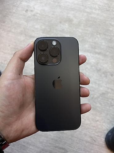 Мобильные телефоны: IPhone 14 Pro, Б/у, 128 ГБ, Черный, Коробка, 75 % — 2