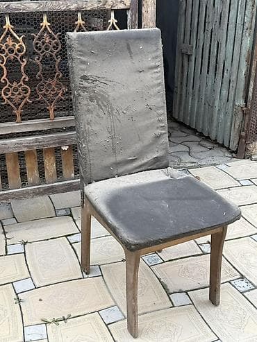 Стулья для кухни: Стул для кухни, Б/у, Дерево, цвет - Серый — 2