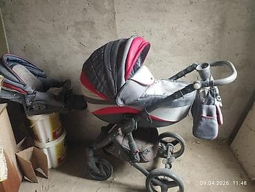 Коляска 2-в-1 Adamex (люлька + прогулочный блок) - Комплектация: - — 2