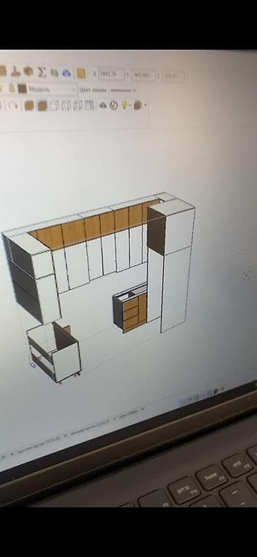 coffee table: Туалетный столик, С зеркалом, цвет - Белый, ЛДСП — 7