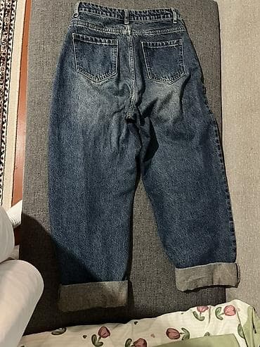 очки chrome hearts: Джинсы, Высокая талия, Вареные, L, XL — 2