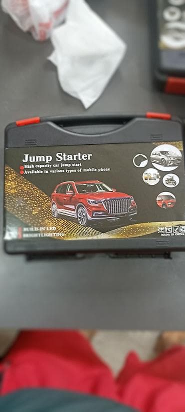 mini gps tracker: Многофункциональный автомобильный пуско-зарядный бустер (Jump Starter) — 5