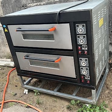 Для кафе, ресторанов: 4лист батат почти новый 3хв Пекарская электрическая печь с двумя — 1