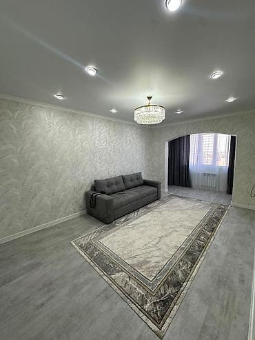 1 бөлмө, 44 м², Киргизия 1 106-серия, 6 кабат, Евро оңдоо