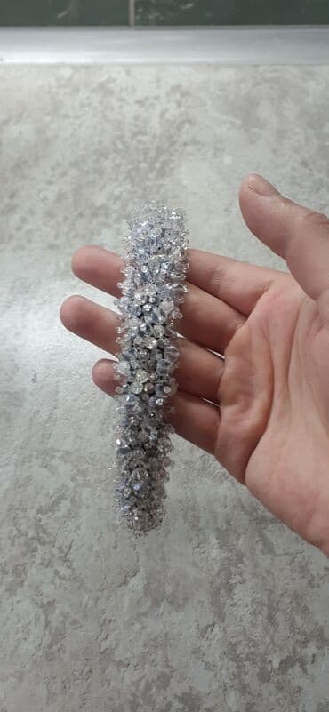 шикарный золотые комплекты с бриллиантами: Ободок ручная работа — 4