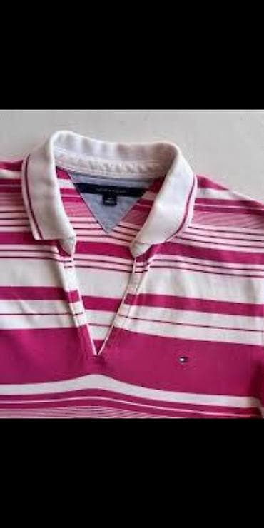ватник футболка: Футболка, Классическая модель, Tommy Hilfiger, Хлопок, Б/у, S, M — 1