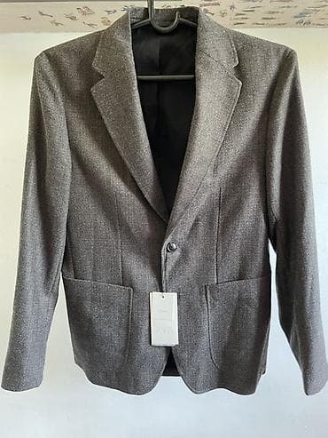 Жеке буюмдар: Мужской пиджак ZARA - Материал: 100% шерсть (указано на бирке) - — 2