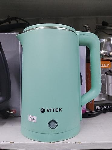 Электрический чайник VITEK, мятный цвет. Особенности: - Корпус
