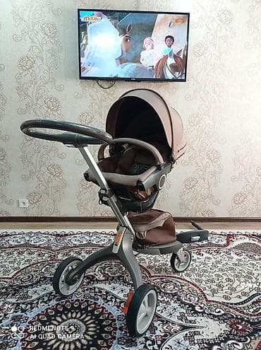 stokke: Прогулочная коляска Stokke Xplory (версия со шасси V и круглой — 1