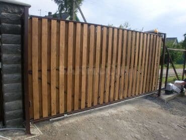 ворота рольставни: Распашные ворота от производителя. Изготавливаем надежные — 8