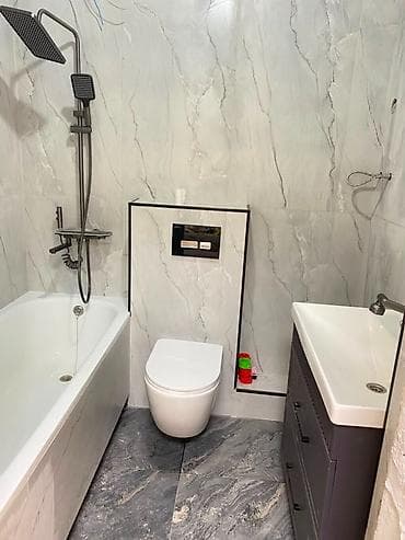 Недвижимость: 1 комната, 50 м², Асанбай мкр Элитка, 4 этаж, Свежий ремонт — 2