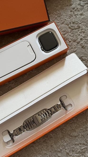 часы гесс: Apple Watch Hermès Series 11 42 mm Titanium Cellular | Полный комплект — 5