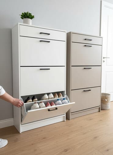 шкафчик прихожую: Тумба и подставка для обуви, Новый, Другой материал, Самовывоз, Бесплатная доставка, Платная доставка, цвет - Белый — 1