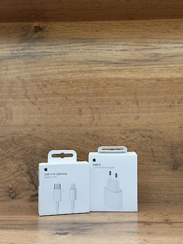 без проводной зарядка: Оригинальные аксессуары Apple 1) Зарядный адаптер Apple USB‑C 20W - — 1