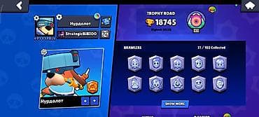 brawl: ‼️ПРОДАЮ ХОРОШИЙ ОЛД АККАУНТ 2020 ГОДА В БРАВЛ СТАРСЕ‼️ ЕСТЬ ДВА БРАВЛ — 1