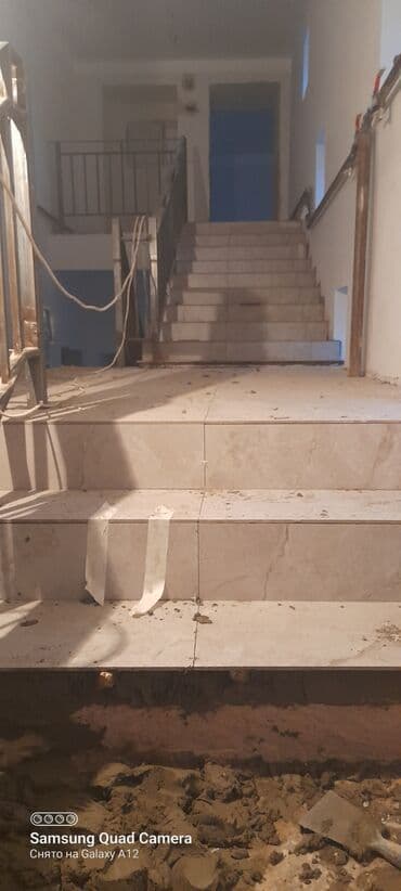 кафел койом: Плиткаларды полго төшөө, Дубалдарды коюу үчүн даярдоо, Дубалдарды грунттоо үчүн даярдоо | Карапа плиткасы, Керамогранит плиткасы, Мозаика плиткасы | Тикелей төшөө, Диагоналдуу төшөө, Горизонталдуу төшөө 6 жылдан ашык тажрыйба — 19