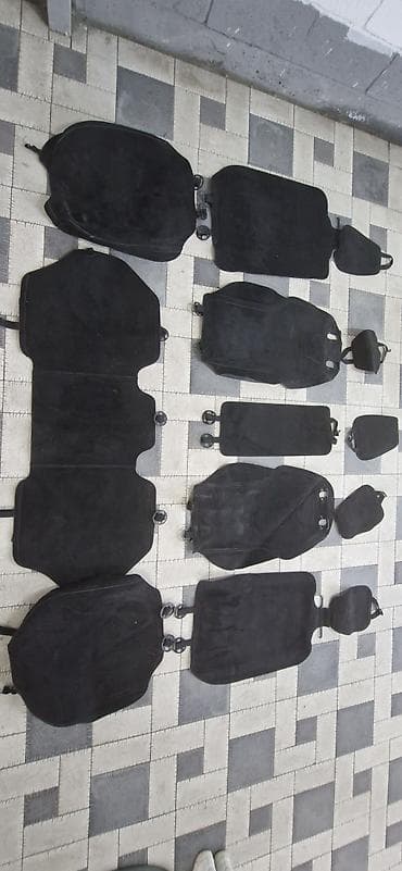 бу чехол: Чехлы Велюровые, цвет - Черный, Toyota, Б/у, Самовывоз — 4