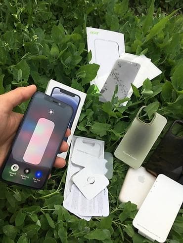 apple iphone 4s: IPhone 12 mini, 128 ГБ, Черный, Защитное стекло, Чехол, Коробка, 74 % — 3