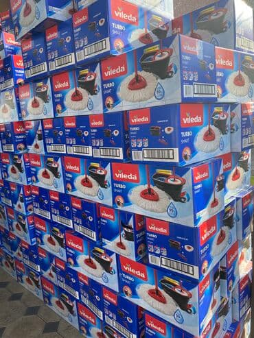 Инструменттер: Швабра для уборки Швабра с ведром с отжимом Бренд: Vileda Turbo — 1