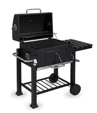 мангал смокер: Гриль барбекью на угле на колесах. большой "XY-DS-34" Тип — 1