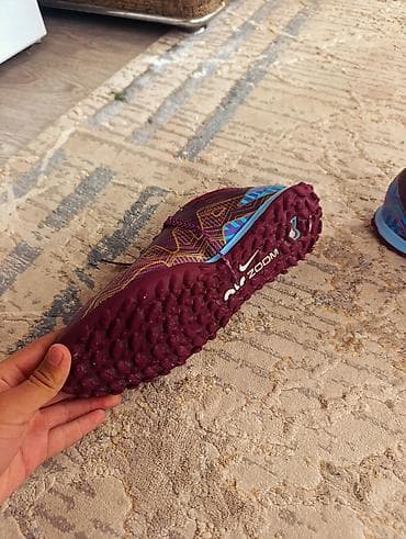 перчатки найк: Мужские кроссовки, 42.5, Nike, Б/у, цвет - Фиолетовый, Платная доставка — 2