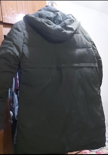 Шымдар: Хорошее состояние Зимняя мужская парка, цвет темно‑оливковый — 2