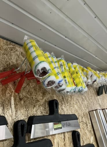 Представляем комплект сменных валиков для малярного валика и шпателей