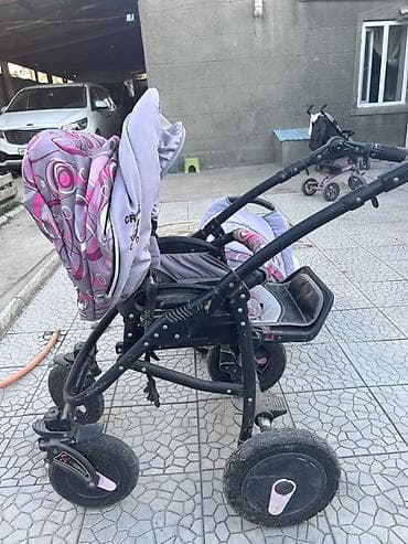 коляски 2 в 1: Коляска универсальная 2 в 1 Cruze (люлька + прогулочный блок) - — 4