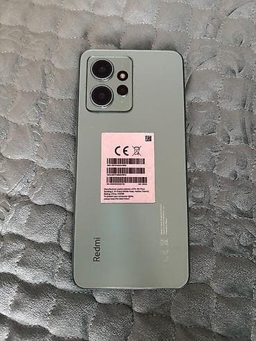 note 4: Redmi, Redmi Note 12, Б/у, 128 ГБ, цвет - Зеленый, 2 SIM — 2
