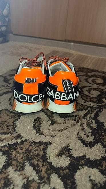 Мужские кроссовки, 40, Dolce & Gabbana, Б/у, цвет - Черный, Самовывоз