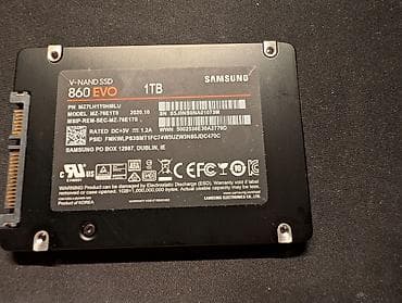 Настольные ПК и комплектующие: Накопитель для ПК, Б/у, Samsung, SSD, 1 ТБ, 2.5", Для ПК — 1