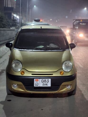 Унаа сатуу: Daewoo Matiz: 2002 г., 0.8 л, Механика, Бензин, Хетчбек — 1