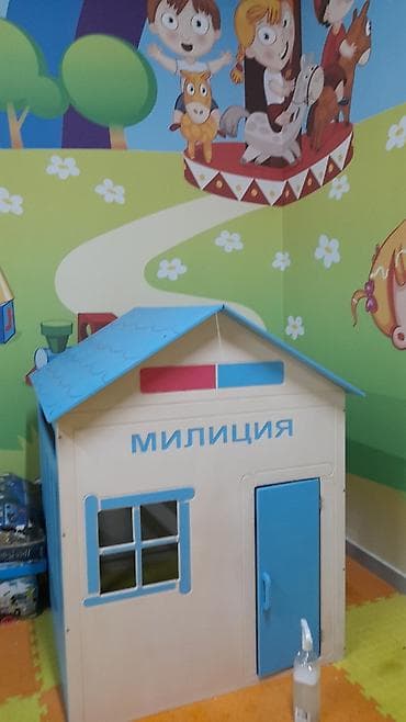 домик детский: Игровой домик «Милиция» для детской комнаты/игровой зоны. - Тематика — 1