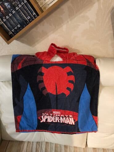 детская футболка с человеком пауком: Полотенце- пончо (накидка с капюшоном). Идеально на пляж и в — 3