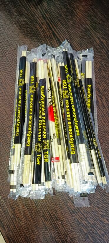 Бамбуковые палочки для суши, роллы. 44 пар. по 10 сом