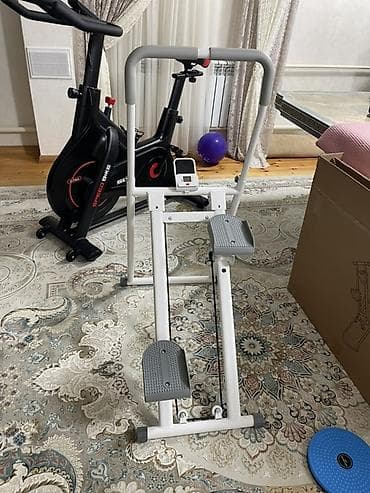 Спорт и отдых: Домашний мини-степпер с поручнем и компьютером - Тип: вертикальный — 2