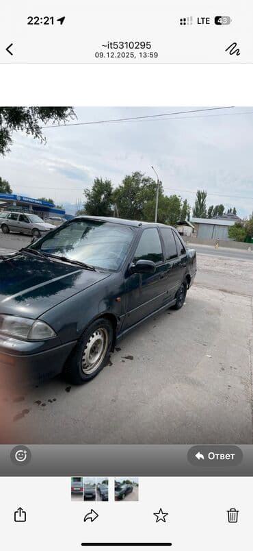 сиденья на портер 1: Suzuki Swift: 1994 г., 1.6 л, Механика, Бензин, Седан — 1
