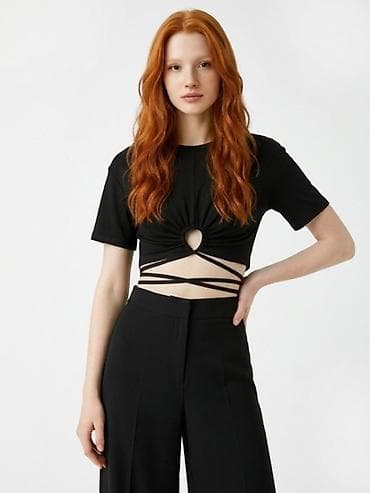 купальник с шортами: Топ, Трикотаж, Укороченная модель, Новый, XS — 7