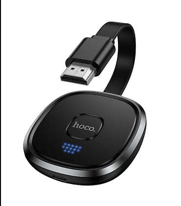 продаю телят: Адаптер Hoco UA45 HDMI‑Wi‑Fi (черный) Беспроводной HDMI‑адаптер для — 1