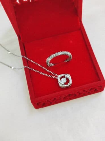 свадебные наборы ручной: Цепочка+ кольцо Италия Серебро 925 пробы Цена за Набор Есть доставка — 4