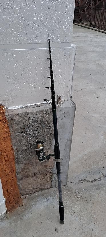 Оптикалык мээлеткичтер: Телескопическое спиннинговое удилище с безынерционной катушкой - Тип — 1