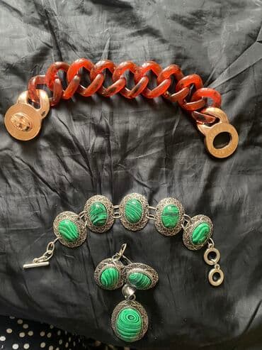 свадебное платье для высокой невесты: Серьги под серебро очень красивый весячий 2я комплект с зеленым — 7