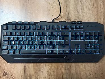 Техника жана электроника: Клавиатура, Мембрандык, Зымдуу туташтыруу, Өлчөмү: 100% — 5